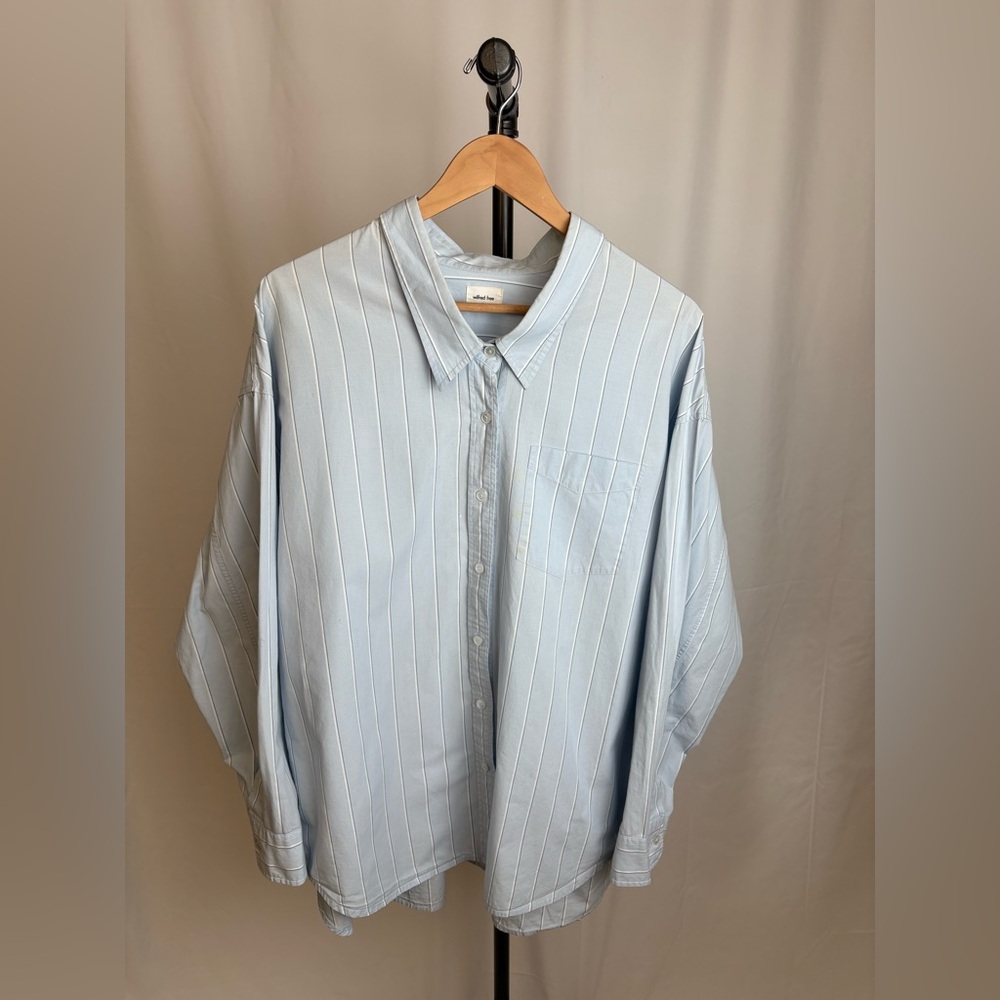 Wilfred Free Blue Striped Top